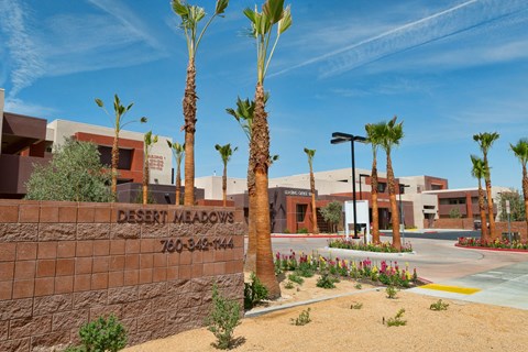 Desert Meadows Community Entrance