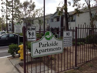 Parkside Apartments Community Sign