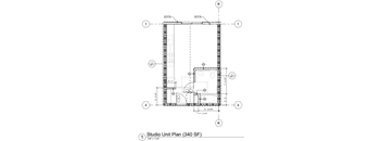 Floor Plan of Valley Senior Village studio apartment