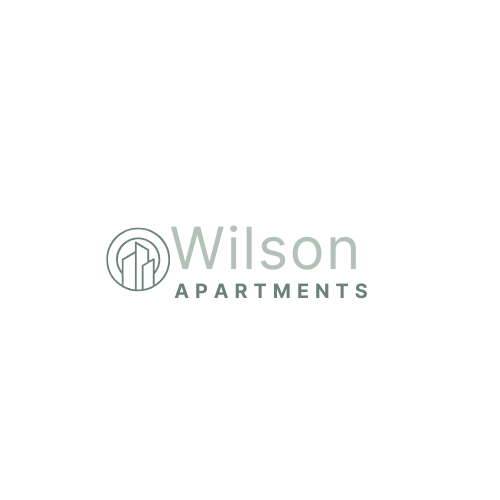A black background with the words "Wilson Apartments" in white.