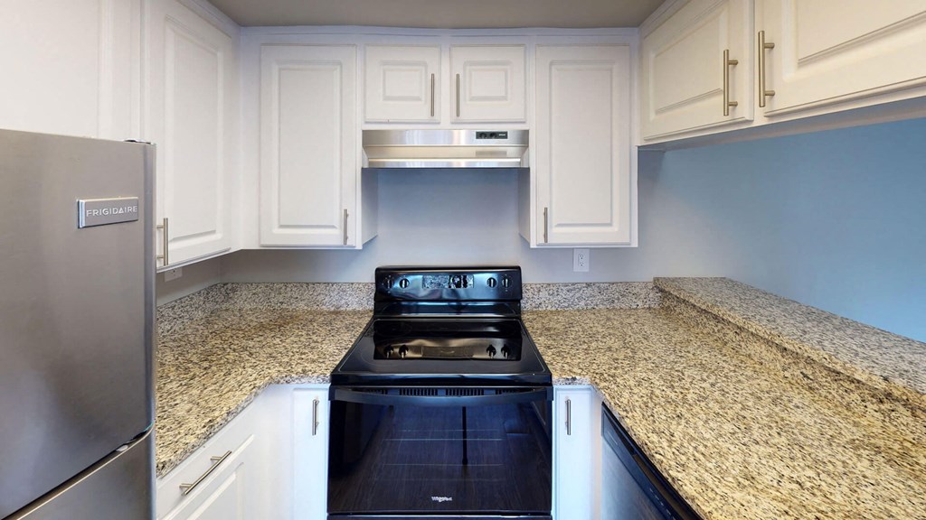 Well Equipped Kitchen at City Park View, Los Angeles, California
