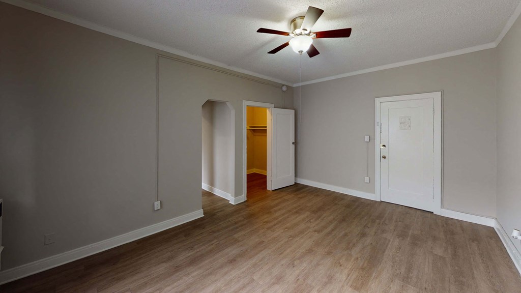 Living Room at Hobart Apartments, California