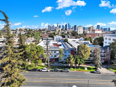 Cityscape at La Fayette Marquis, Los Angeles, CA, 90057