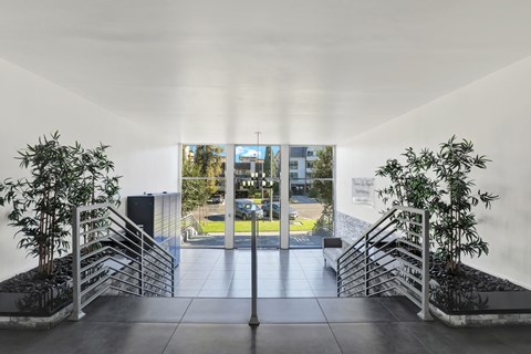 Entrance And Hallway at Chateau La Fayette, Los Angeles