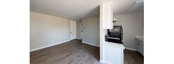 Living room at Occidental Apartments, Los Angeles, CA, 90057