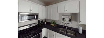 Kitchen at Barton Apartments