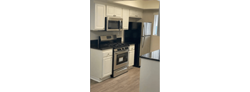 Kitchen appliances at Elmwood Gardens, Burbank, California