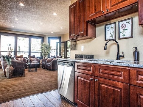 Furnished Kitchen at Sunset Park Apartments, Seattle