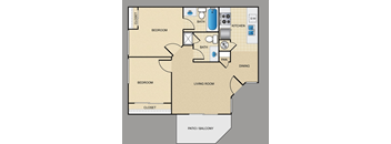 2 Bedroom 2 Bath