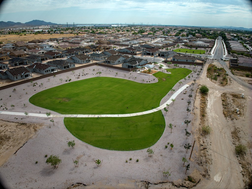 The Reserve at Westpark community of single family homes for rent.  Community Park