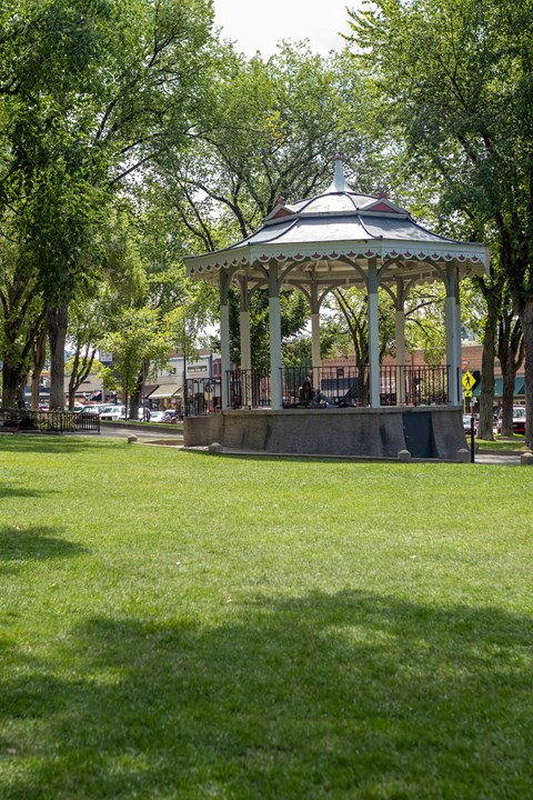 Prescott Town Square gazebo at Pines at Prescott Apartments, Arizona 86305