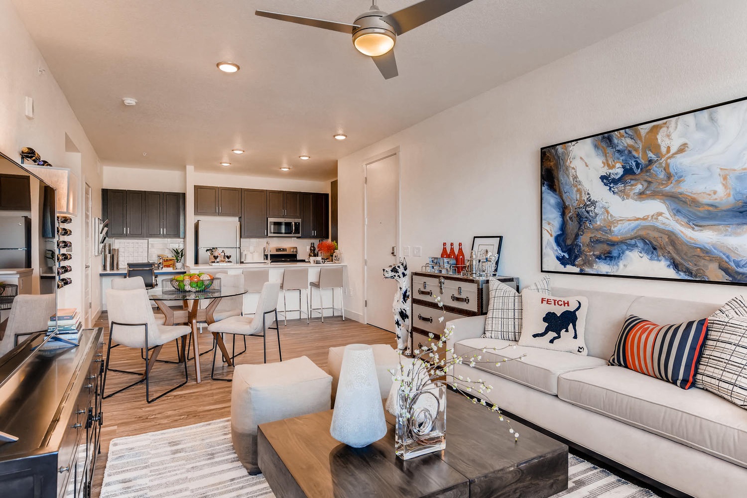Modern Living Room at Auburn Brook, Castle Rock, Colorado