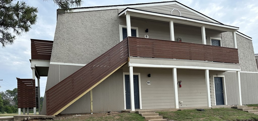 a view of the back of the house