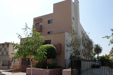 the building where the apartment is located