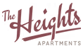 The Heights Apartments logo with a white background.