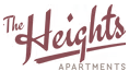 The Heights Apartments logo with a white background.