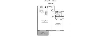 One Bedroom One Bathroom