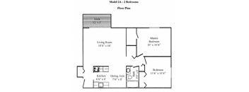 Two Bedroom One Bathroom