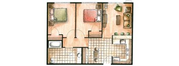Two Bedroom Two Bathroom