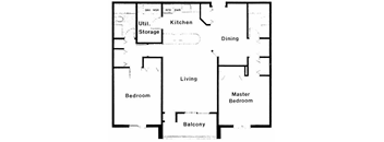 2 Bedroom 2 Bath