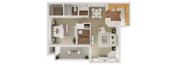 Arroyo Villa 1 Bed 1 Bath B at Arroyo Villa Apartments, California, 91320