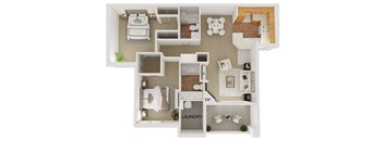 Arroyo Villa 2 Bed 2 Bath B at Arroyo Villa Apartments, California