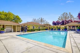 take a dip in the resort style pool at villas at houston levee west apartments  at Cornerstone at Gale Ranch, San Ramon