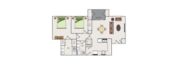 a floor plan of a house  at Falcon Bridge at Gale Ranch, San Ramon, CA