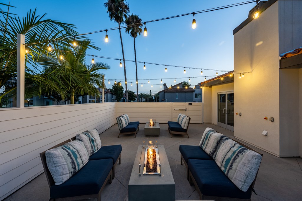 Fireplace at Laguna Gardens Apts., Laguna Niguel, CA