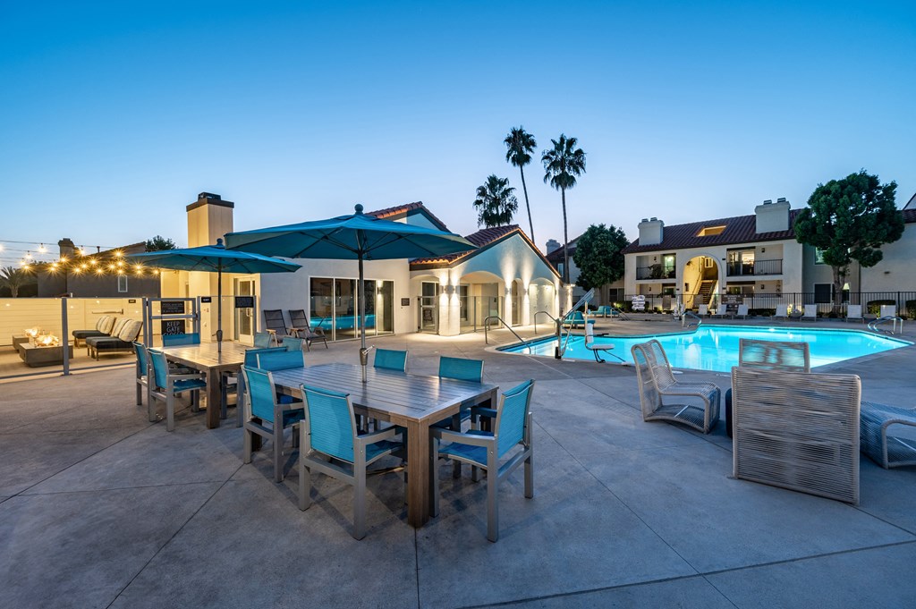 Pool side at Laguna Gardens Apts., California, 92677