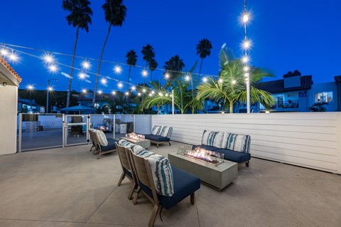 Swimming Pool BBQ at Laguna Gardens Apts., California