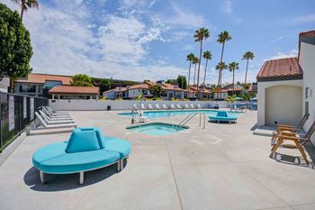 our apartments showcase a swimming pool at Laguna Gardens Apts., Laguna Niguel, CA