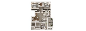 C3 Floor Plan at Monarch at Dos Vientos, Newbury Park, CA