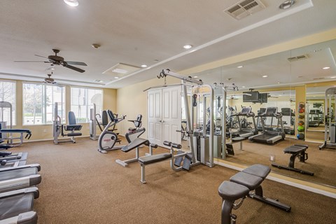 Fitness center/ on-site gym at Monarch at Dos Vientos Newbury Park, CA 91320