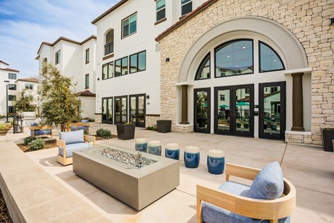 Outdoor Firepit Patio at Pradera Apartments, San Ramon