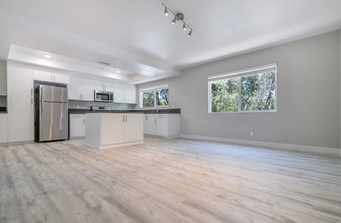 Unfurnished Living Area at Bixby Hill Apartments, Long Beach