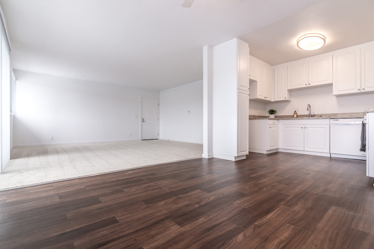 Unfurnished Living Area at Park Apartments, Norwalk, CA, 90650