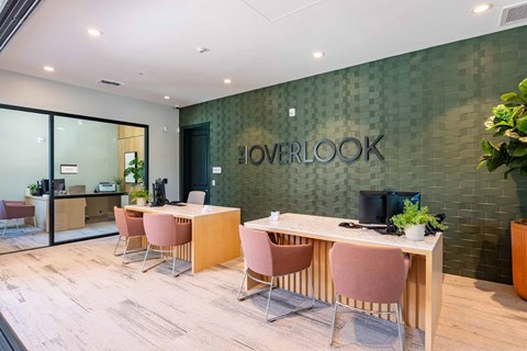 Leasing office at The Overlook in Santa Clarita, California