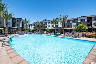 take a dip in our resort style swimming pool at The Vineyards Apartments, Porter Ranch, 91326