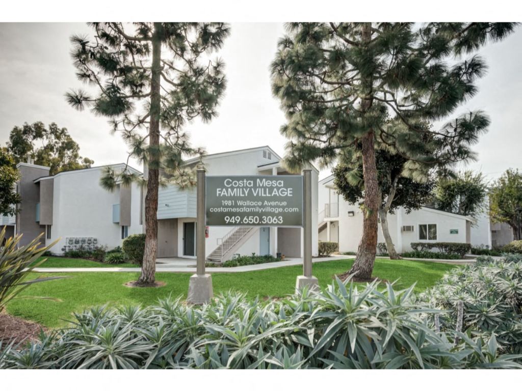 Property Signage at Costa Mesa Family Village, California, 92627