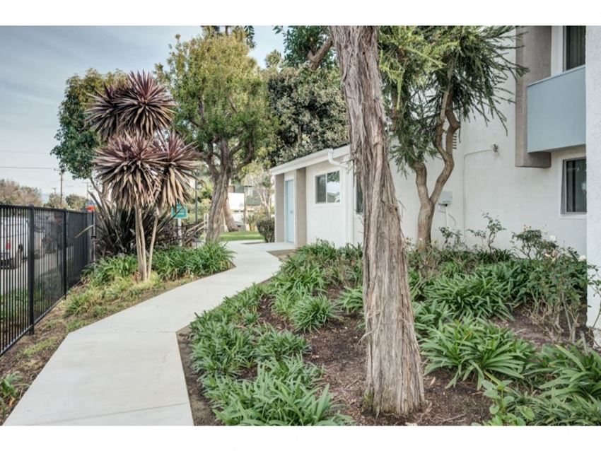 Green Space Walking Trails Green Space Walking Trails at Costa Mesa Family Village, Costa Mesa