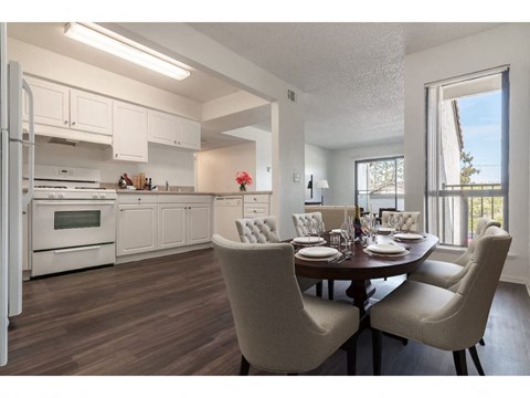 Kitchen And Dining at Costa Mesa Family Village, California