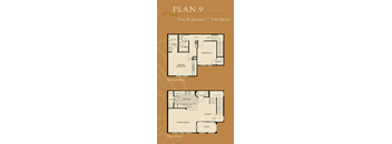 floor plans two bedrooms one bathroom the plan, how to plan, two bedroom house plans  at Sonoma at Porter Ranch, California, 91326