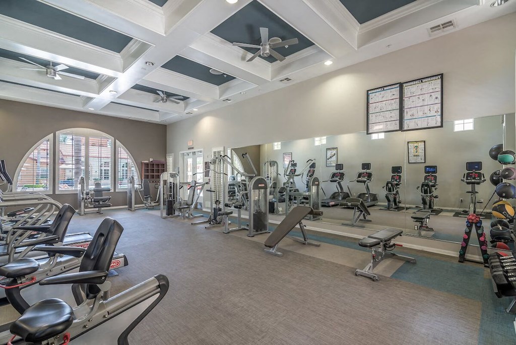 Fitness Center at Sonoma at Porter Ranch, California, 91326