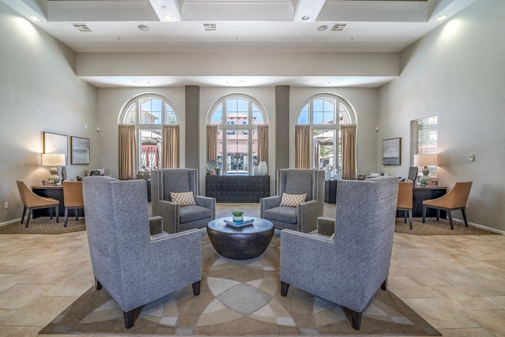 Lobby at Sonoma at Porter Ranch, Porter Ranch, CA