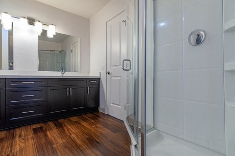 Vanity Lights at Beverly Plaza Apartments, California