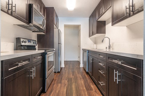 Spacious Kitchen at Beverly Plaza Apartments, Long Beach, CA, 90815