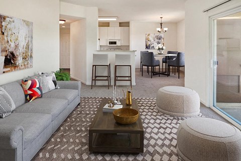 model living room image at Cornerstone at Gale Ranch Apartments, San Ramon, CA, 94582