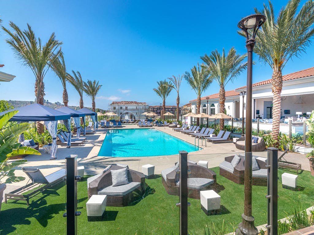 Swimming Pool area at Montecito Apartments at Carlsbad, Carlsbad, California