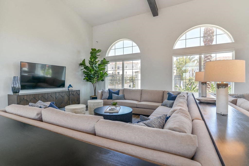 Clubhouse living at Montecito Apartments at Carlsbad, Carlsbad, 92010